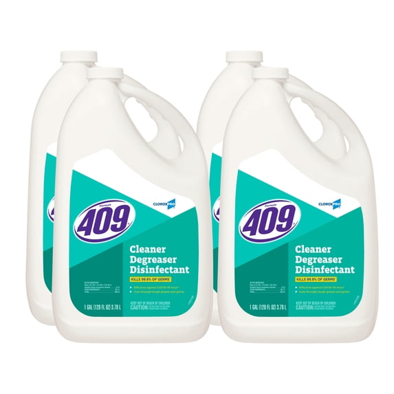 Clorox 409® Cleaner Degreaser Disinfectant, 128-Oz Refill Bottle, Case Of 4