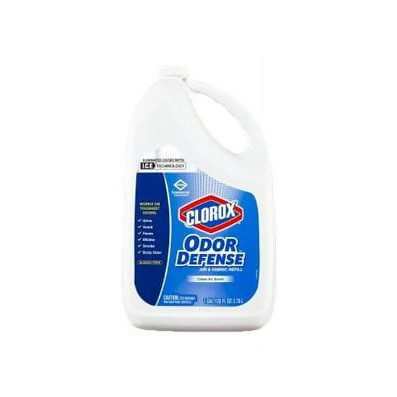 Clorox Air & Fabric Refill - Cleaner refill - liquid - bottle - 1 gal - clean air - clear