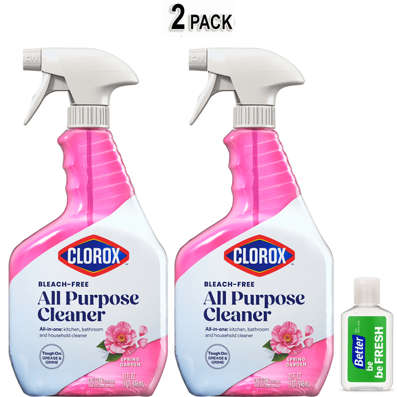 Clorox All Purpose Cleaner, Bleach Free, Spring Garden, 32 fl oz