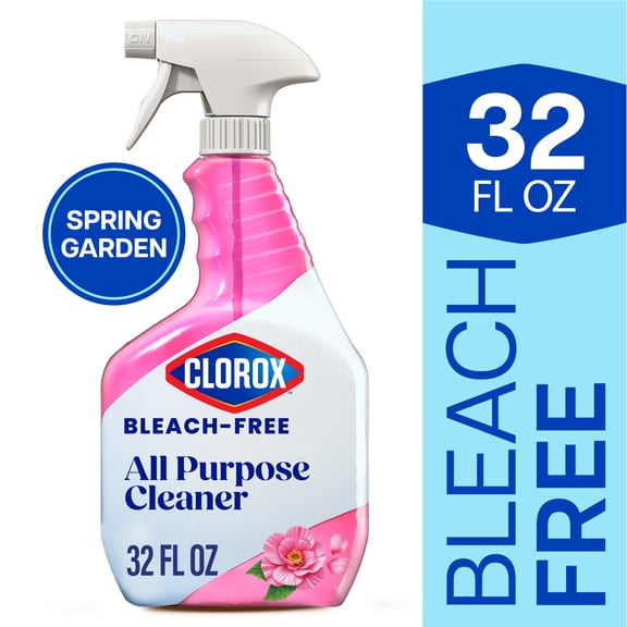 Clorox All Purpose Cleaner, Bleach Free, Spring Garden, 32 Fluid Ounces