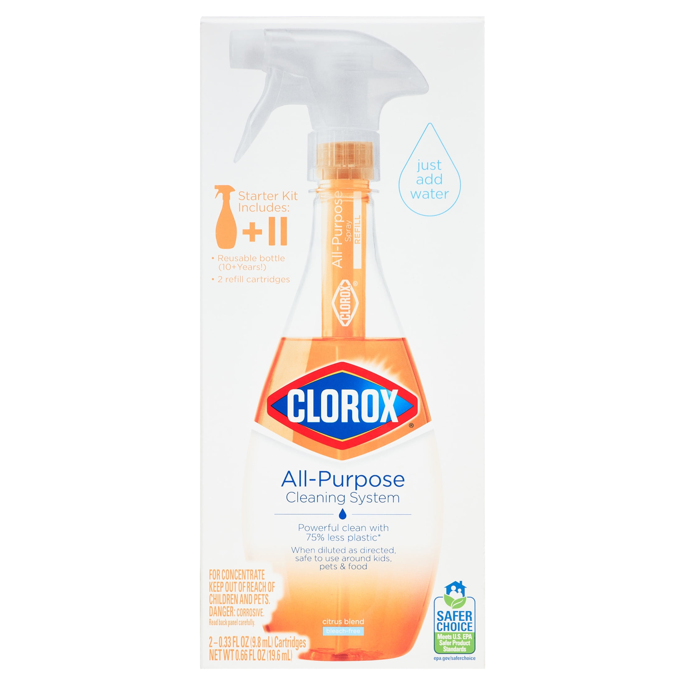 Clorox Bathroom Foamer with Bleach, Spray Bottle, Original, 30 oz-6 Count 