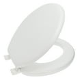 thumbnail interactive-video image 1 of Marco Paul Padded Toilet Seat – Soft Cushioned Comfort, Universal Oval Fit For Adults & Kids (White) 1 of 5