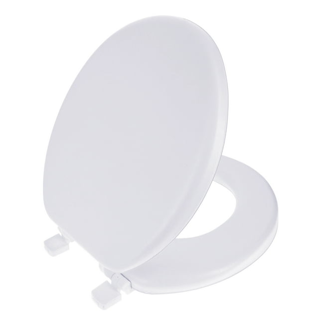 Clorox Antimicrobial Round Soft Cushioned Toilet Seat
