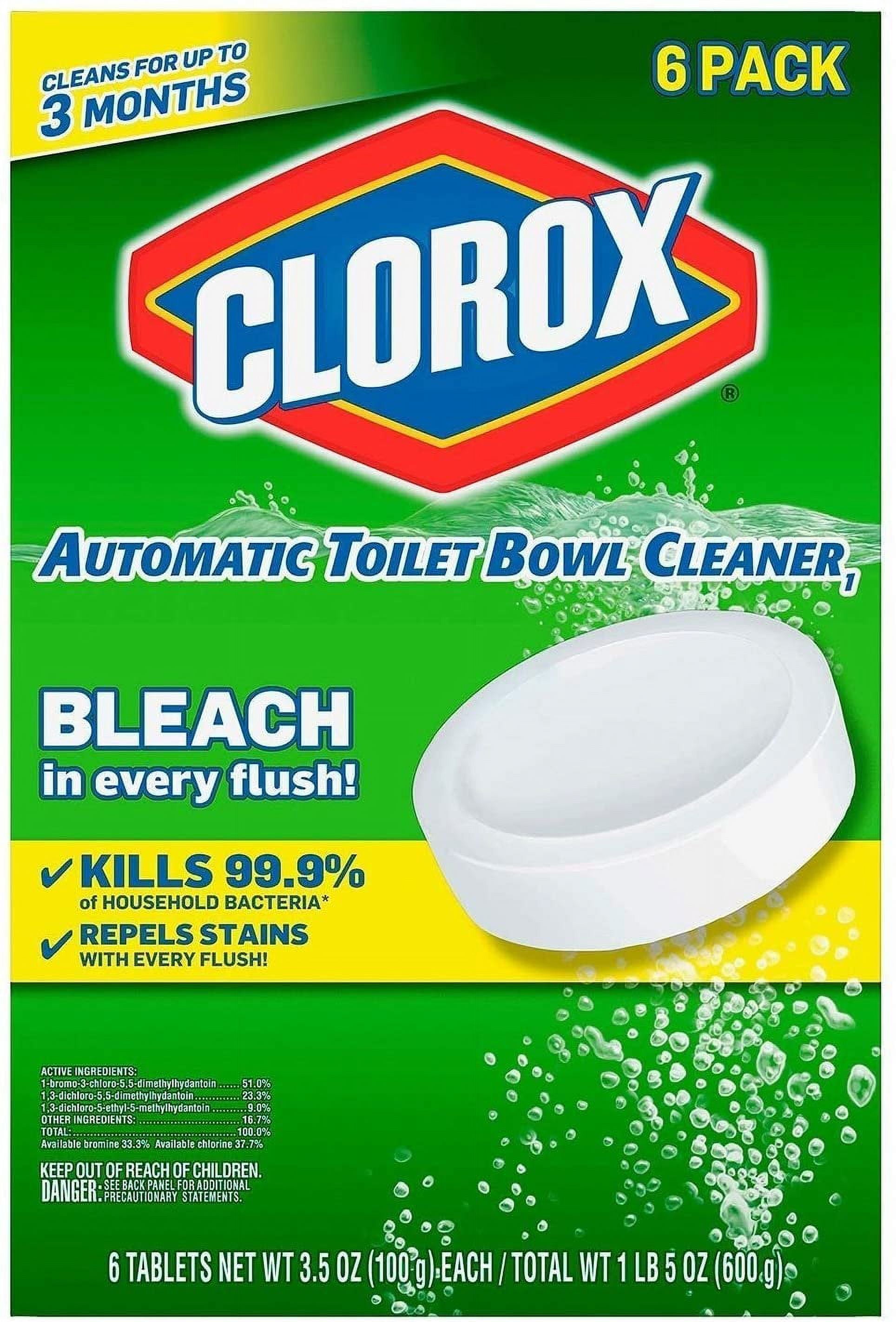 Clorox Automatic Toilet Bowl Cleaner 3.5 oz 6 Count Pack of 1