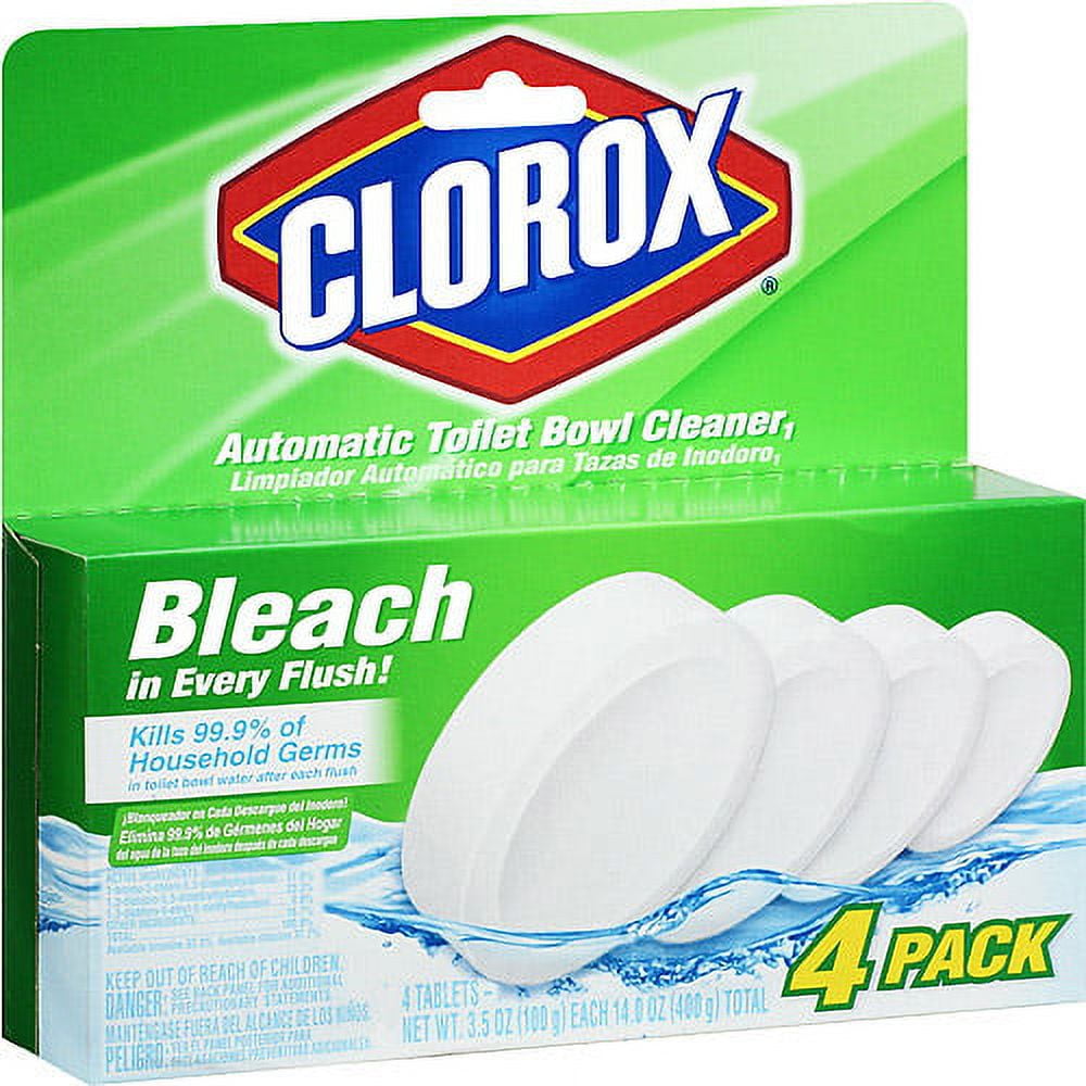 Clorox Automatic Toilet Bowl Cleaner, 4