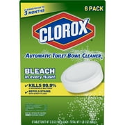 Clorox Automatic Toilet Bowl Cleaner Tablets with Bleach. 6 ct./3.5 oz.