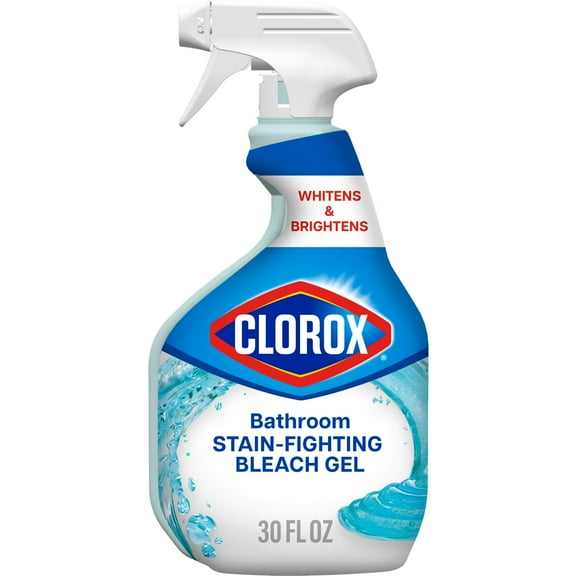 Clorox Bathroom Bleach Gel and Shower Cleaner Spray, 30 oz