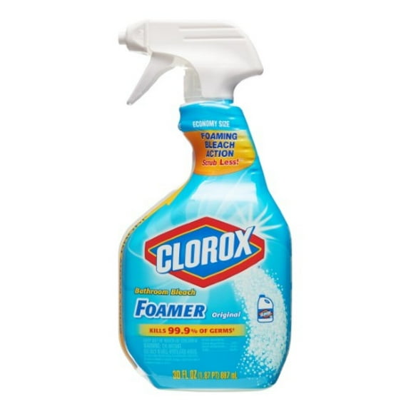 Clorox Bathroom Foamer with Bleach Spray Bottle Original - 30.0 fl oz (Pack of 2)