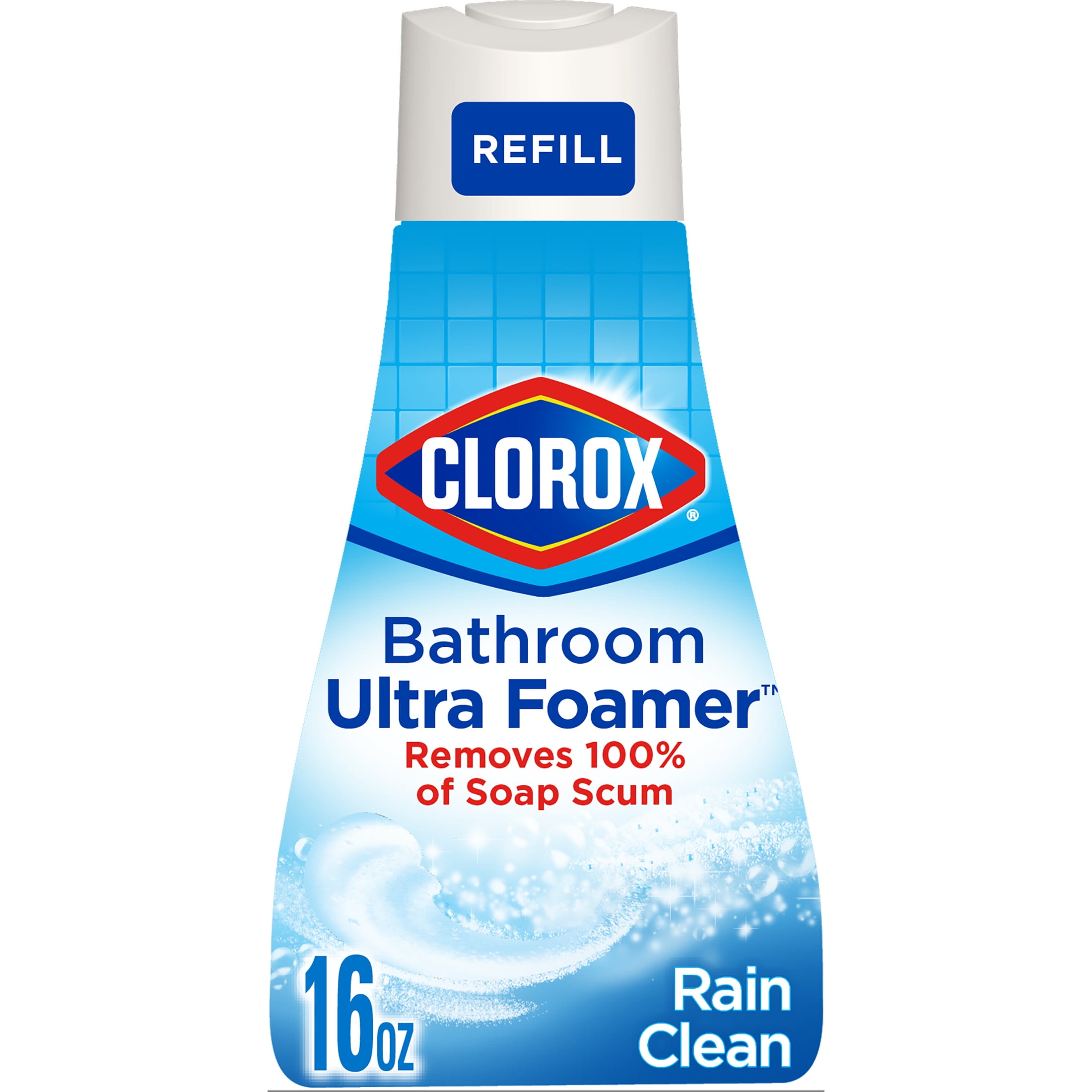 Clorox Bathroom Ultra Foamer, Power Cleaner, Soap Scum Remover, Rain ...