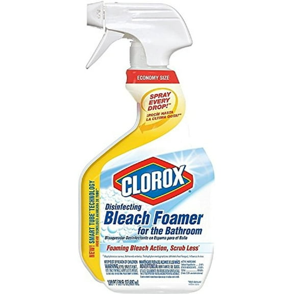 Clorox Bleach Foamer Bathroom Cleaner 30 Oz (Pack Of 2)