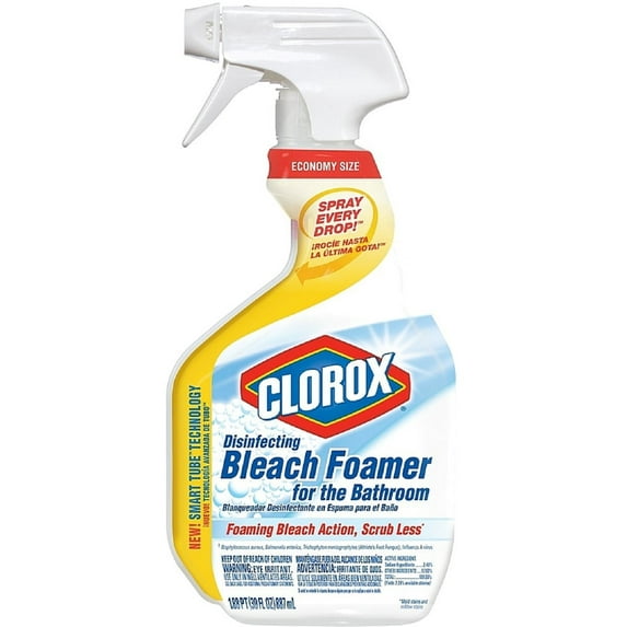 Clorox Bleach Foamer Bathroom Cleaner 30 oz (Pack of 3)
