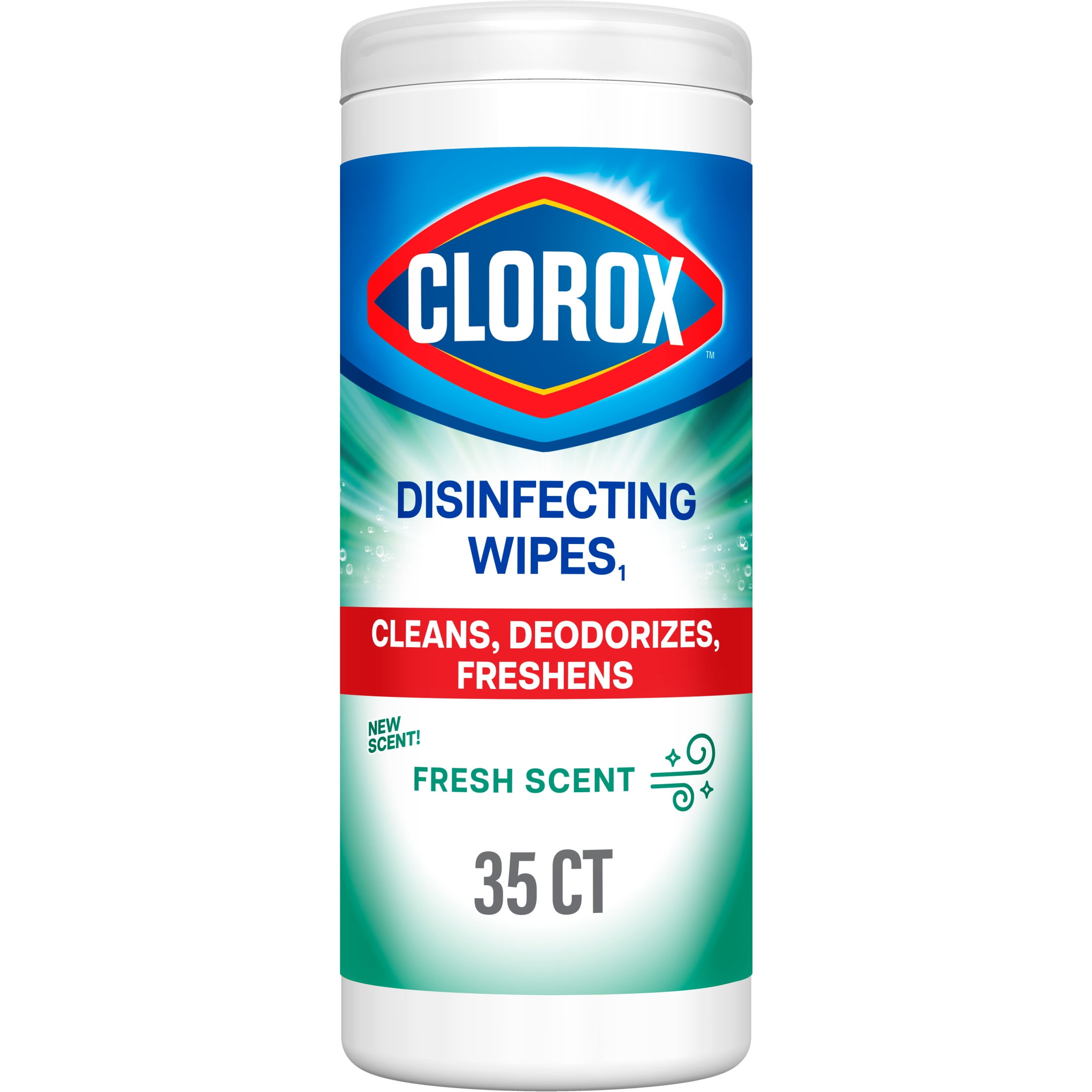 Clorox Bleach-Free Disinfecting Cleaner Wipes, Fresh Scent, 35 Count