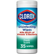 Clorox Bleach-Free Disinfecting Cleaner Wipes, Fresh Scent, 35 Count