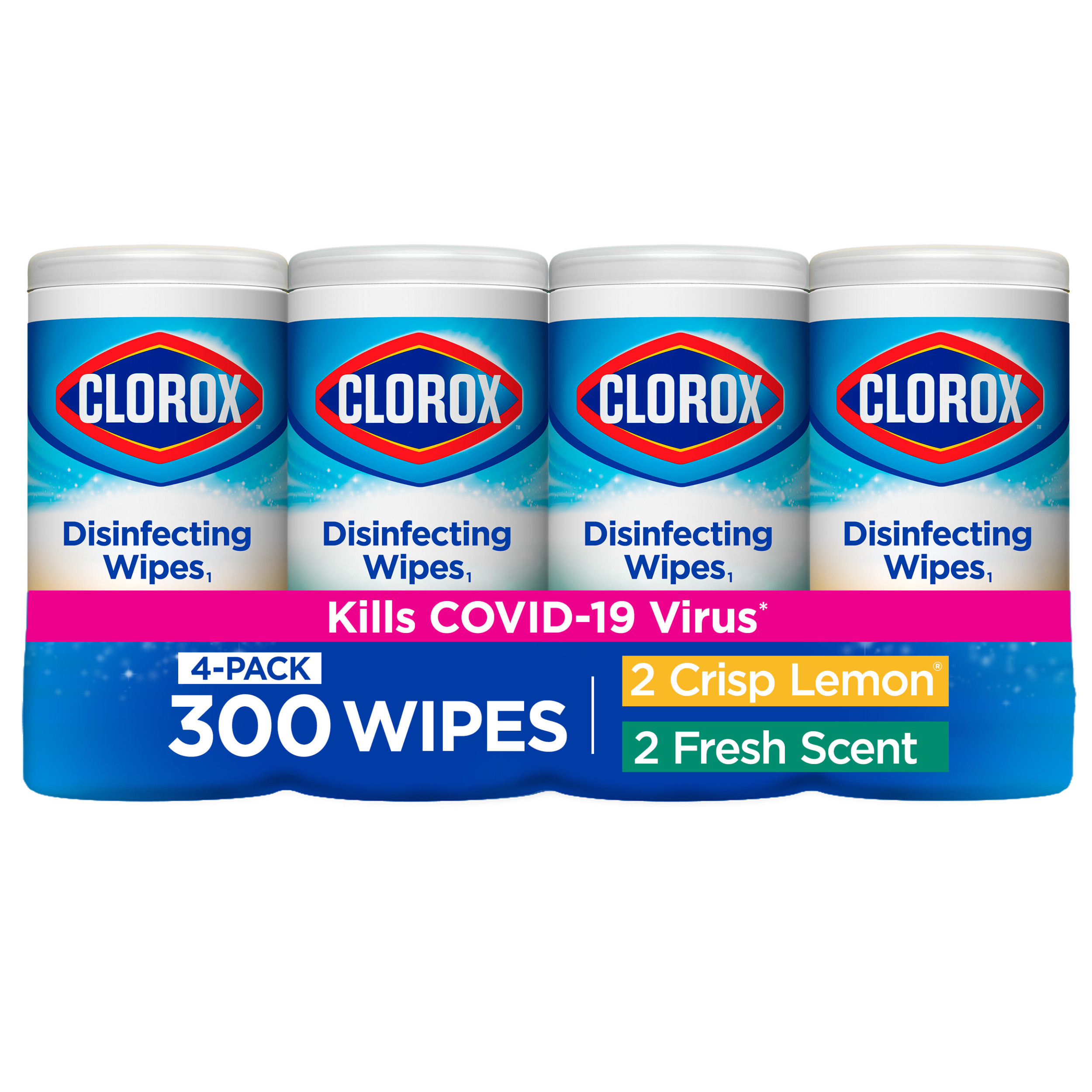 Clorox BleachFree Disinfecting and Cleaning Wipes, 35 Count Each, 3