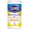 thumbnail image 1 of Clorox Bleach-Free Disinfecting and Cleaning Wipes, Crisp Lemon, 75 Count, 1 of 9