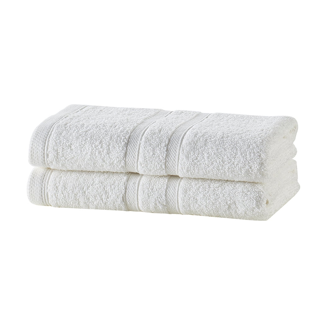 Clorox Bleach Friendly 2 Piece Hand Towel Set, 16 x 26, White