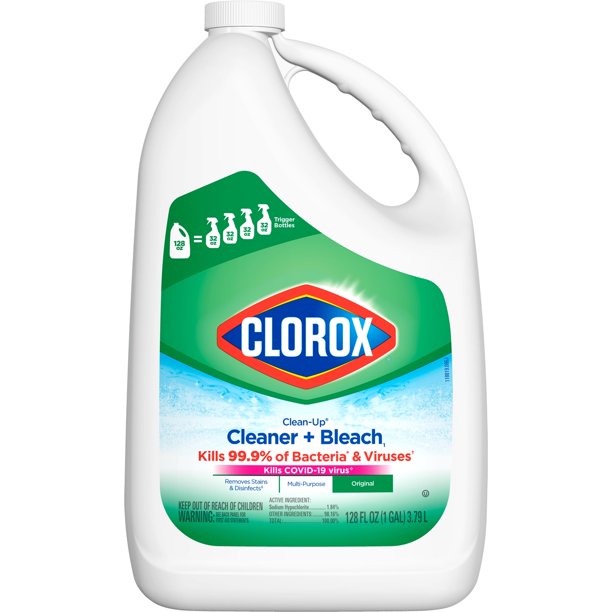 Clorox CleanUp All Purpose Cleaner w/Bleach, Fresh Scent, 128 fl oz