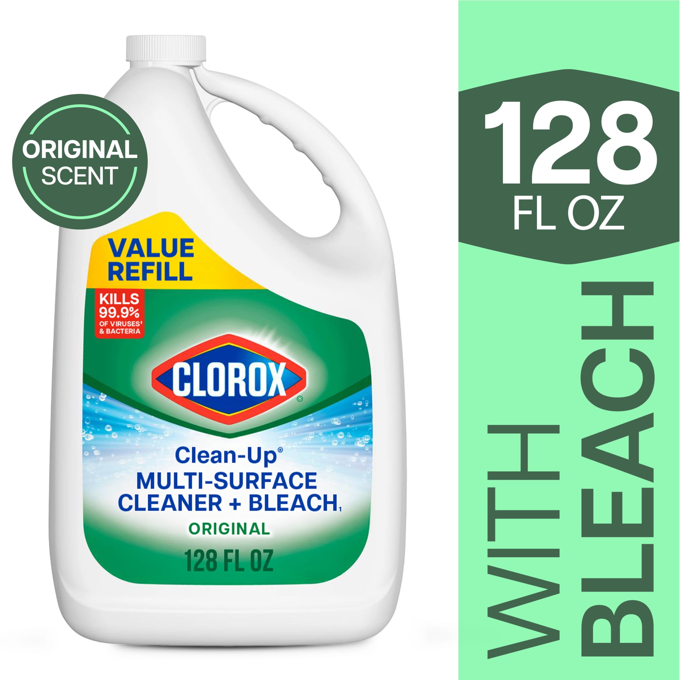 Clorox Clean-Up All Purpose Cleaner Refill w/Bleach, Original, 128 fl oz