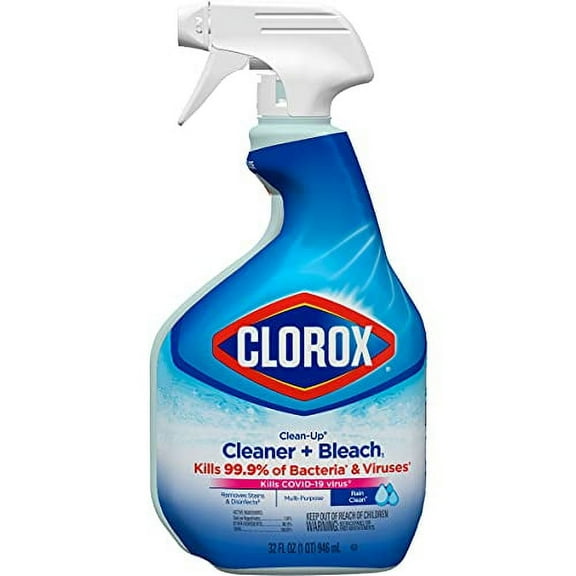 Clorox Clean-Up All Purpose Cleaner Spray Bottle with Bleach, Fresh Scent, 32 oz, 3 Pack