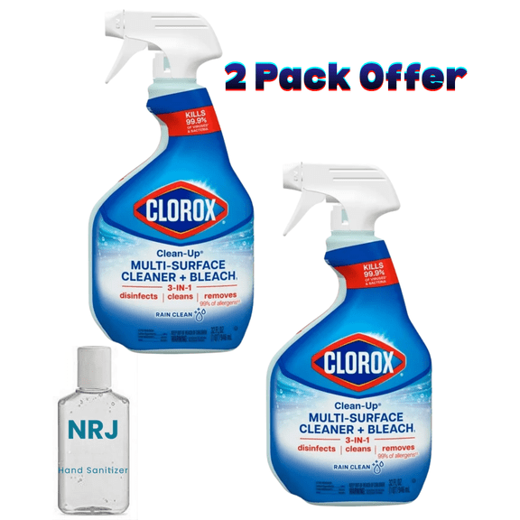 Clorox Clean-Up All Purpose Cleaner Spray with Bleach, Rain Clean, 32 fl oz
