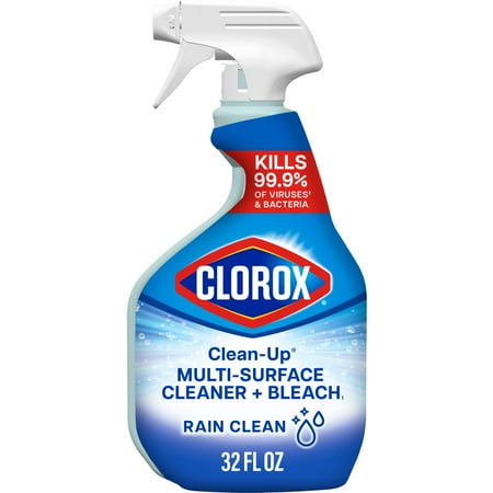 Clorox Clean-Up All Purpose Cleaner Spray with Bleach, Rain Clean, 32 fl oz