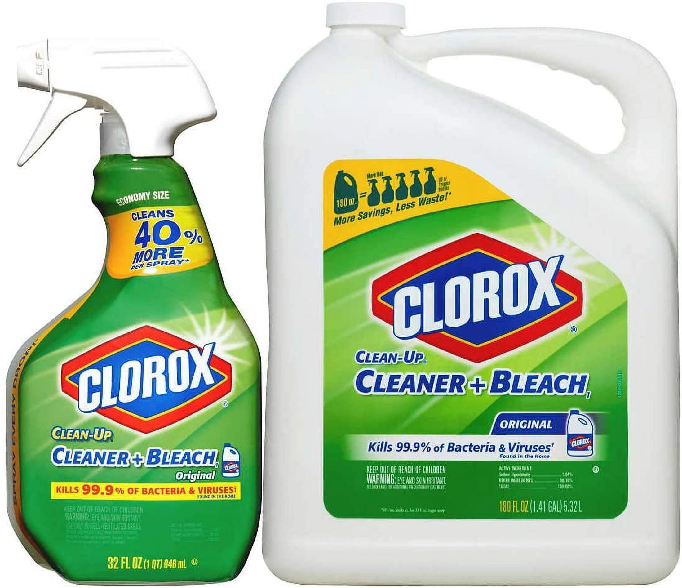 Clorox Clean-up Cleaner + Bleach Original 128 Ounce