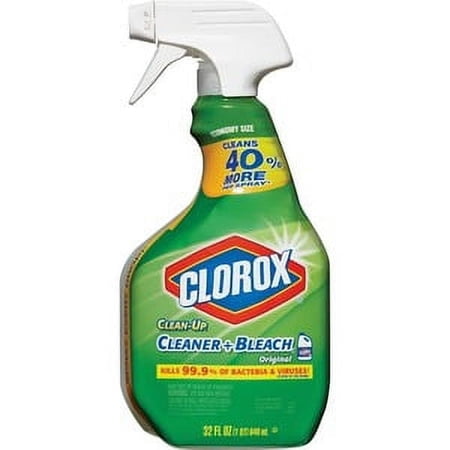 Clorox Clean-Up All Purpose Cleaner with Bleach, Spray Bottle, Original, 32 Ounces, Twin Pack