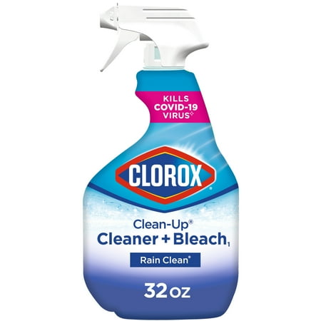 Clorox Clean-Up All Purpose Cleaner with Bleach, Spray Bottle, Rain Clean, 32 oz