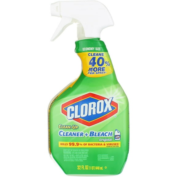 Clorox Clean-Up Cleaner Spray with Bleach, 32 fl. oz. (946 ml) (Pack of 3)