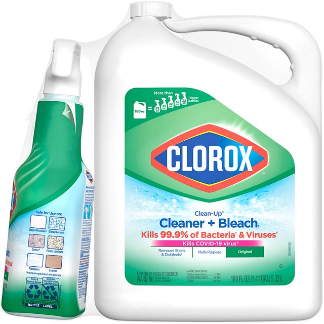 Clorox CleanUp Cleaner with Bleach Spray Bottle, 32 oz. with Refill