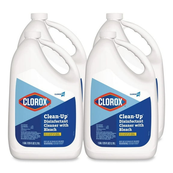 Clorox 35420 128 oz. Clean-Up Disinfectant Cleaner Refill - Fresh (4/Carton)