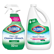 Clorox Clean-up Household Cleaner with Bleach - Spray Bottle & Refill Bottle, Original, 32 Oz & 64 Oz, 2 Count