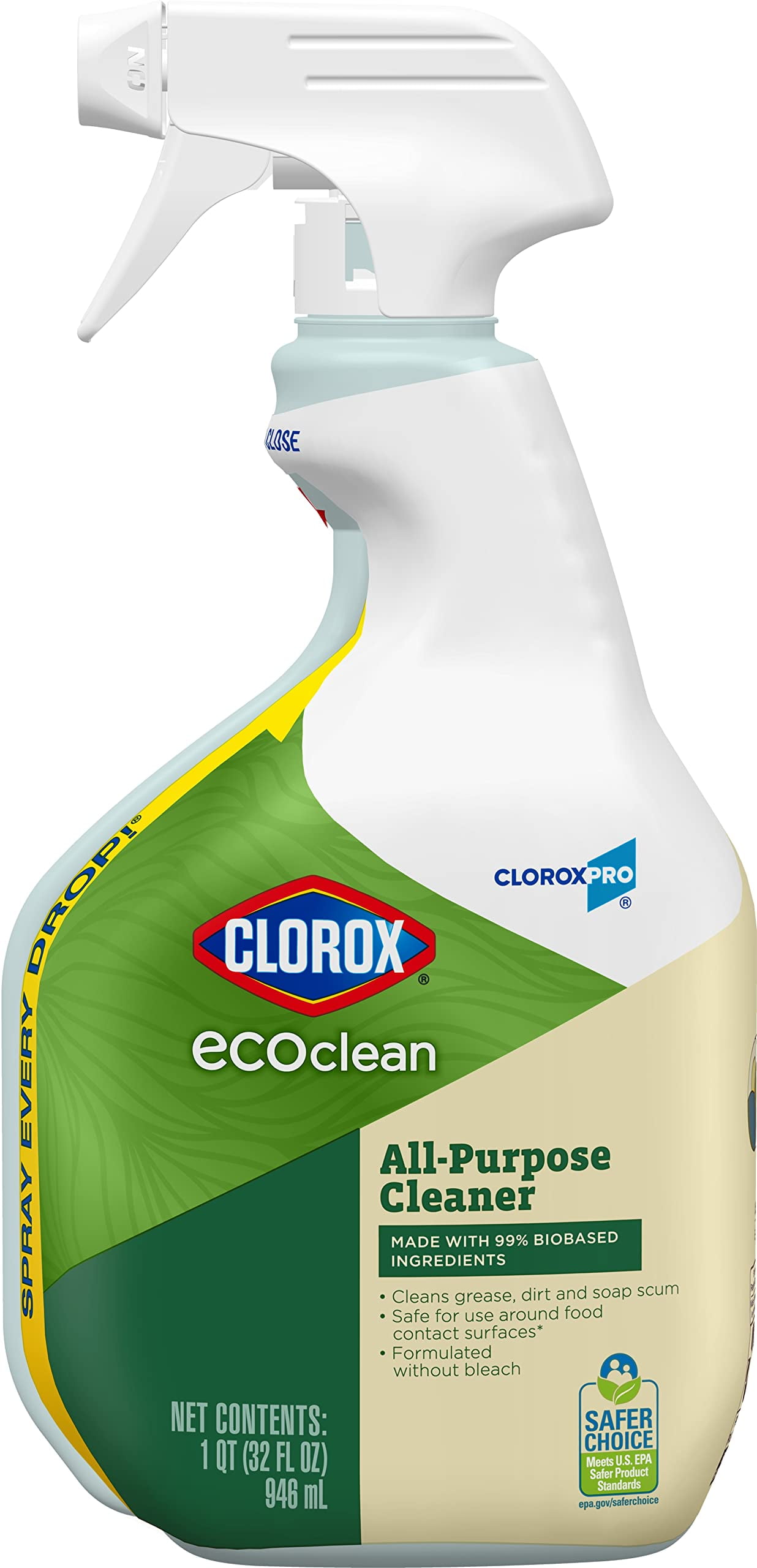 Clorox Cloroxpro Ecoclean AllPurpose Cleaner Spray Bottle, 32 Fluid