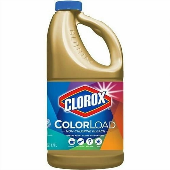 Clorox Colorload Non-Chlorine Bleach, 60 Oz Bottle, 60 Fl Oz Packaging May Vary - Pack of 2