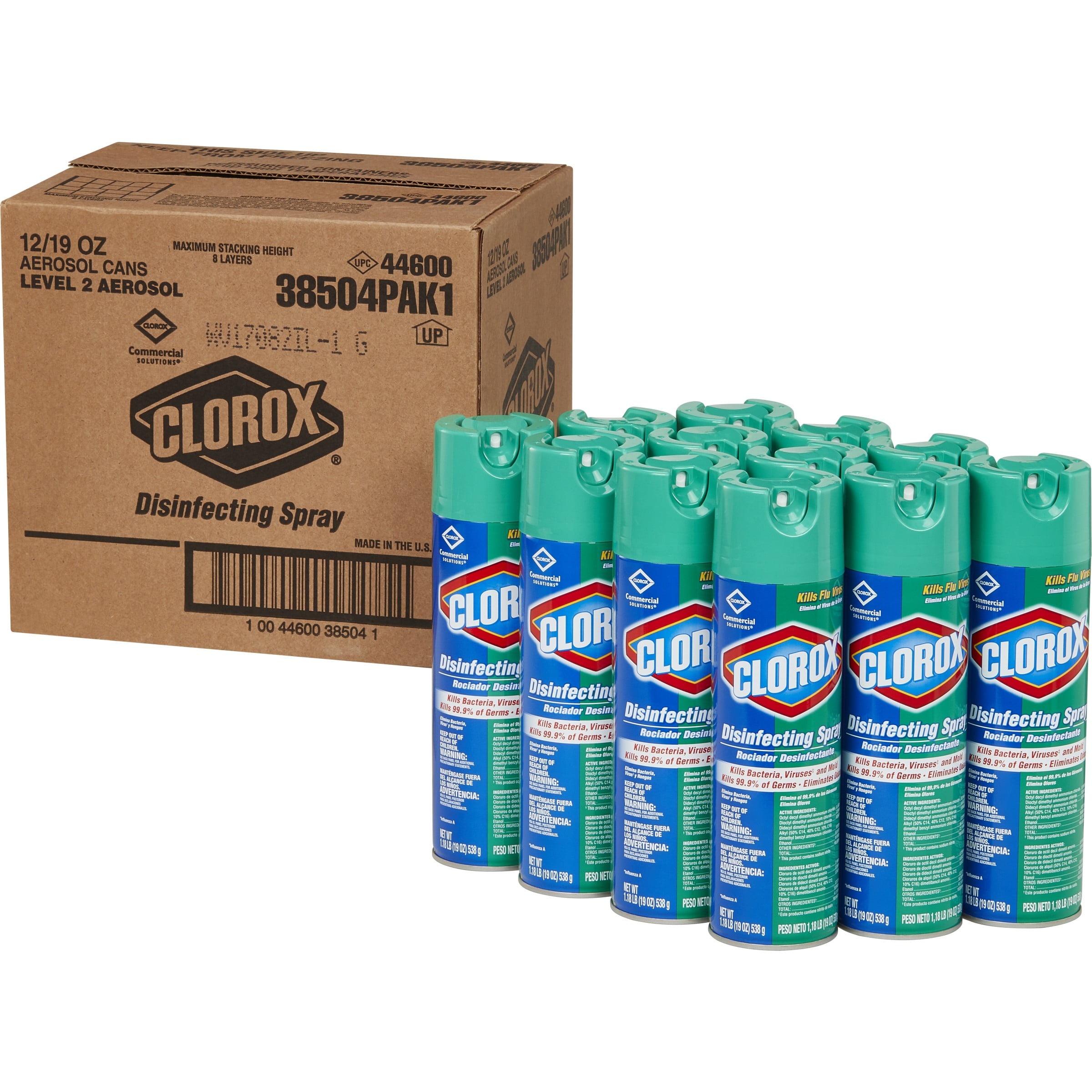 Clorox Commercial Solutions® Clorox® Disinfecting Aerosol Spray, Fresh