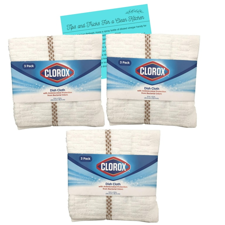 https://i5.walmartimages.com/seo/Clorox-Dish-Cloths-9-Count-3-Packs-of-3-Cloths-White-With-Tan-Stripe_ff263e9e-3174-4983-92af-13f943d0b1bd.dbd740ecac35d66d4170ffd6042aa47d.jpeg?odnHeight=768&odnWidth=768&odnBg=FFFFFF