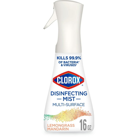Clorox Disinfectant Mist, Multi-Surface Spray, Lemongrass Mandarin, 16 fl oz