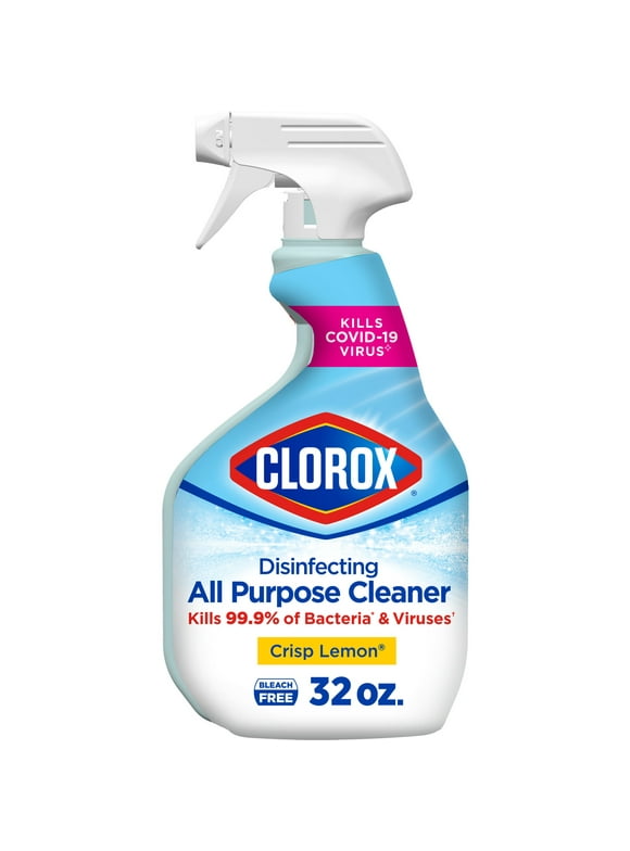 Clorox Disinfecting All Purpose Cleaner Bleach Free, Crisp Lemon, 32 fl oz