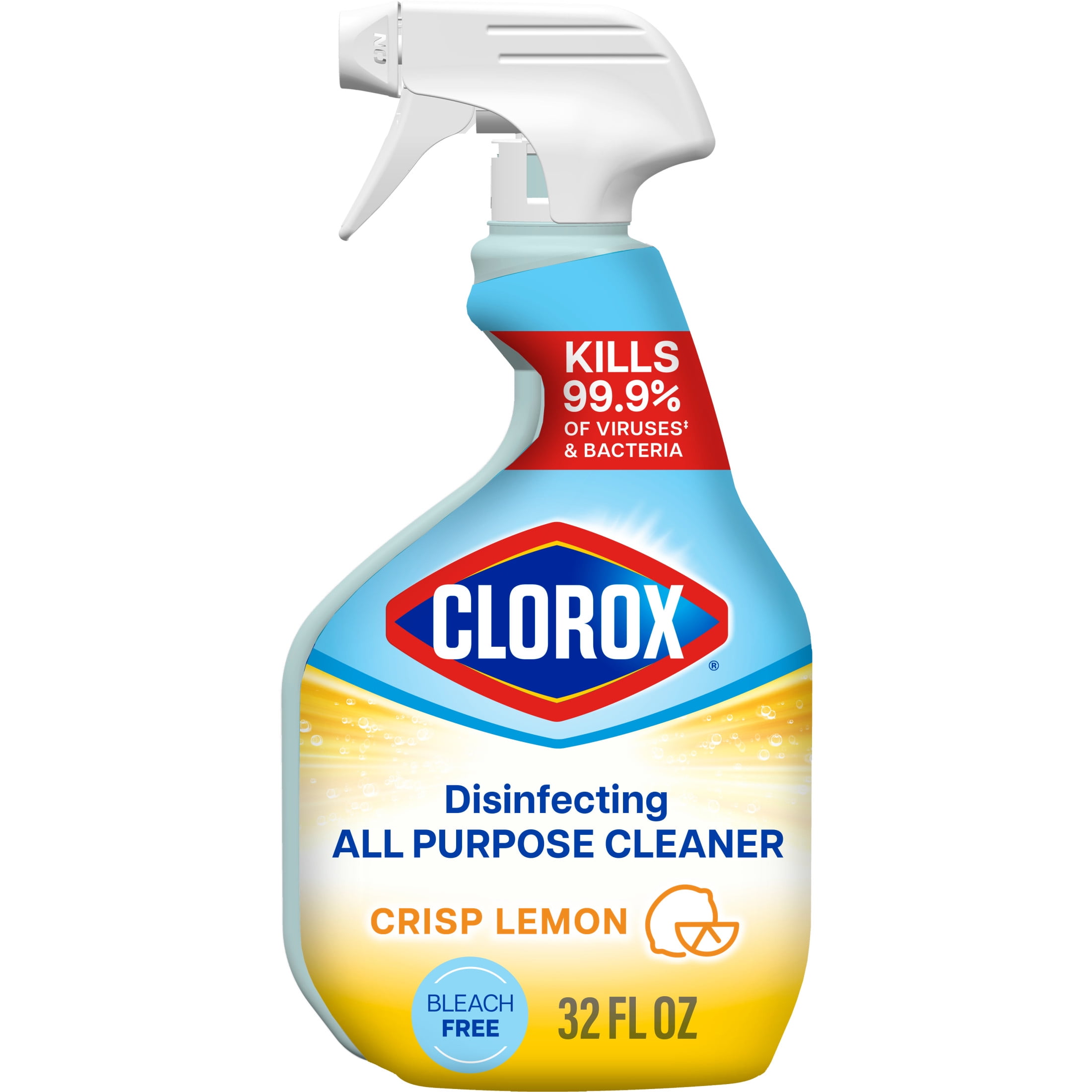 Clorox Disinfecting Bleach Free All Purpose Cleaner Crisp Lemon 32 fl oz