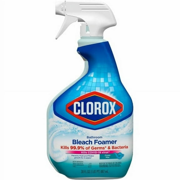Clorox Disinfecting Bathroom Foamer with Bleach, Each