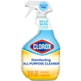thumbnail image 1 of Clorox Disinfecting Bleach-Free All Purpose Cleaner, Crisp Lemon, 32 fl oz, 1 of 12