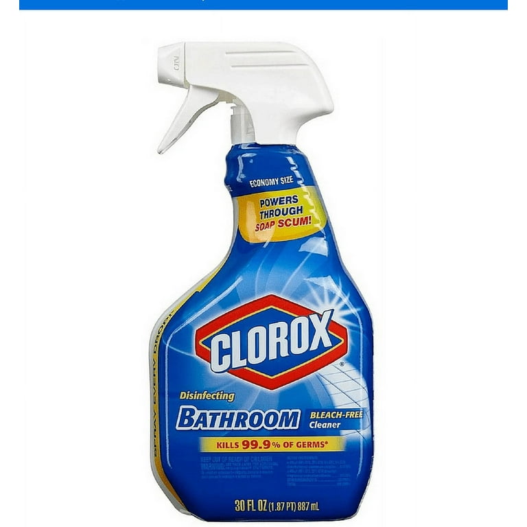 Clorox 30 oz. Bleach Free Disinfecting Bathroom Cleaner Spray (4-Pack)