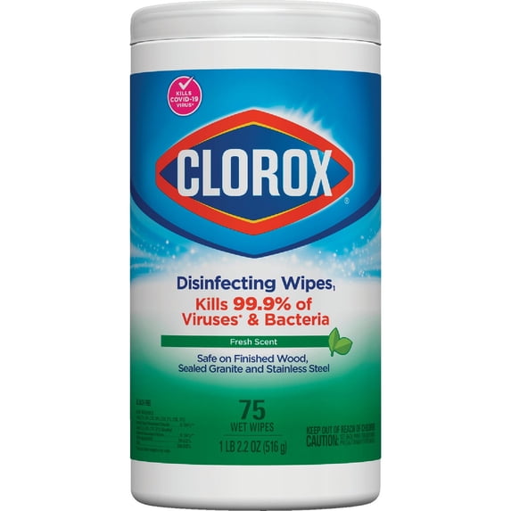 Clorox Disinfecting Cleaning Wipes - Pack of 12