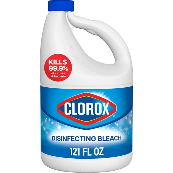 Clorox Disinfecting Liquid Bleach Cleaner, Regular Scent, 121 fl oz