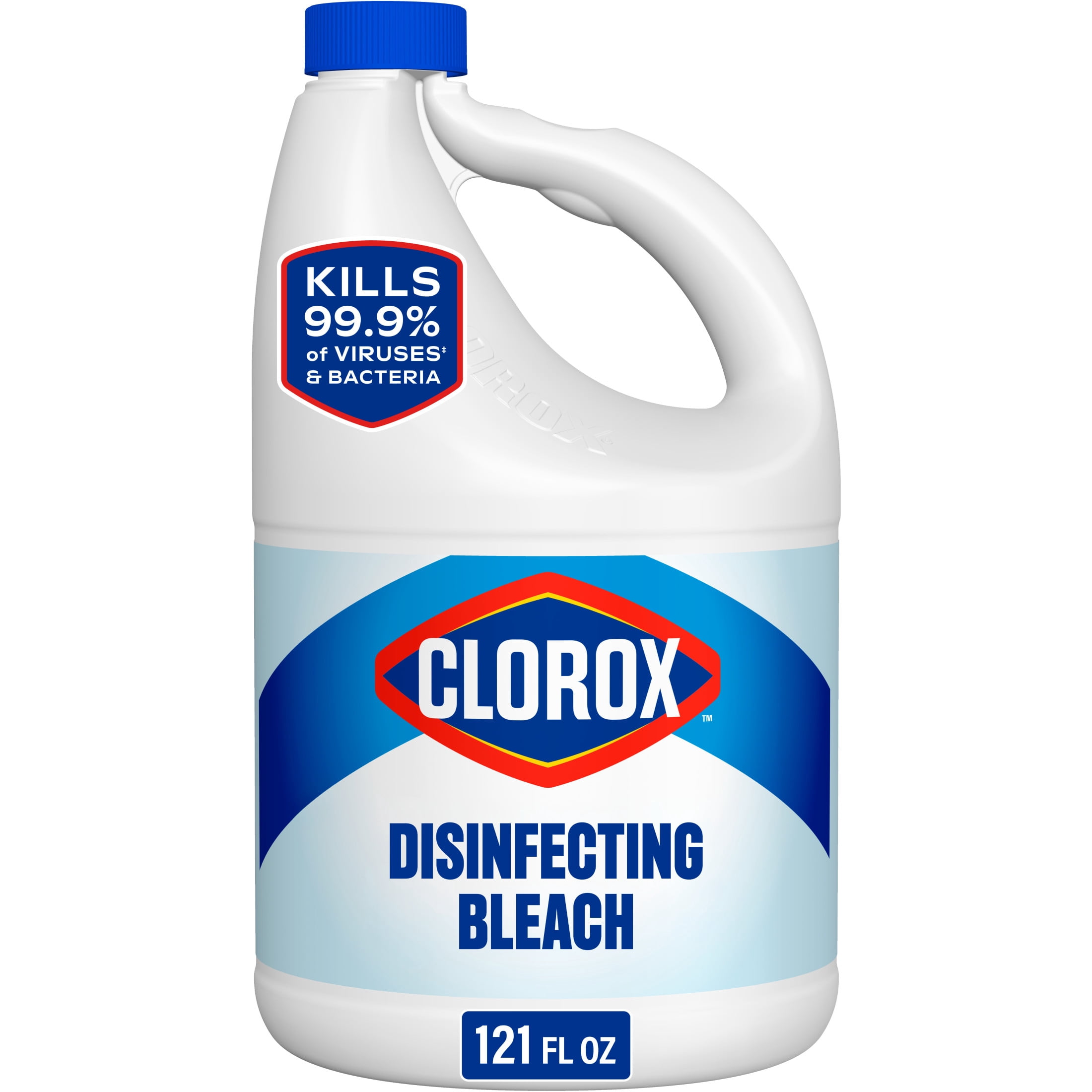 Clorox Disinfecting Liquid Bleach Cleaner, Regular Scent, 121 fl oz