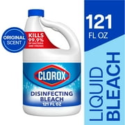 Clorox Disinfecting Liquid Bleach Cleaner, Regular Scent, 121 fl oz