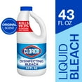 thumbnail image 1 of Clorox Disinfecting Liquid Bleach Cleaner, Regular Scent, 43 fl oz, 1 of 12