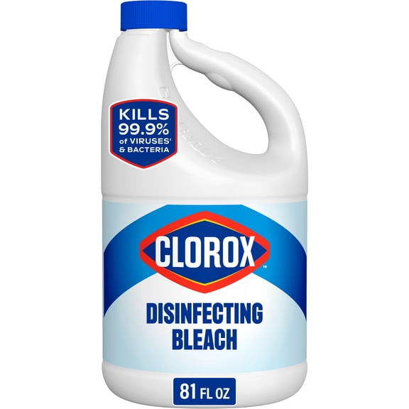 Clorox Disinfecting Liquid Bleach Cleaner, Regular Scent, 81 fl oz