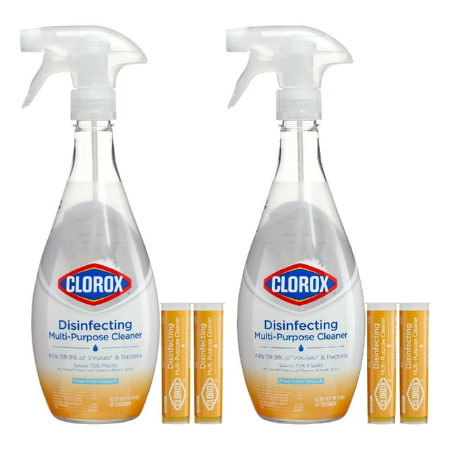 Clorox Disinfecting MultiPurpose Cleaner Starter Kit (2 Pack)