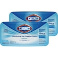 thumbnail image 1 of Clorox Disinfecting Wet Mopping Cloths, Rain Clean, 24 Wet Refills (Pack Of 2), 1 of 3